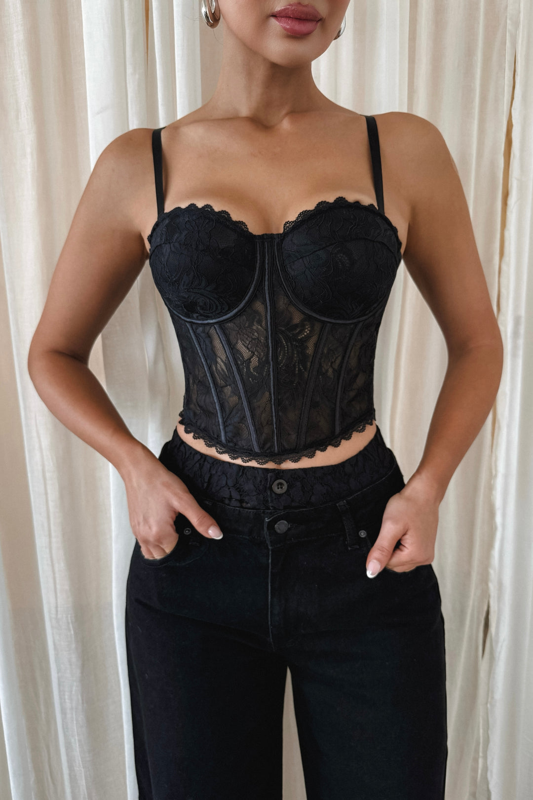 Tina Lace Corset Top