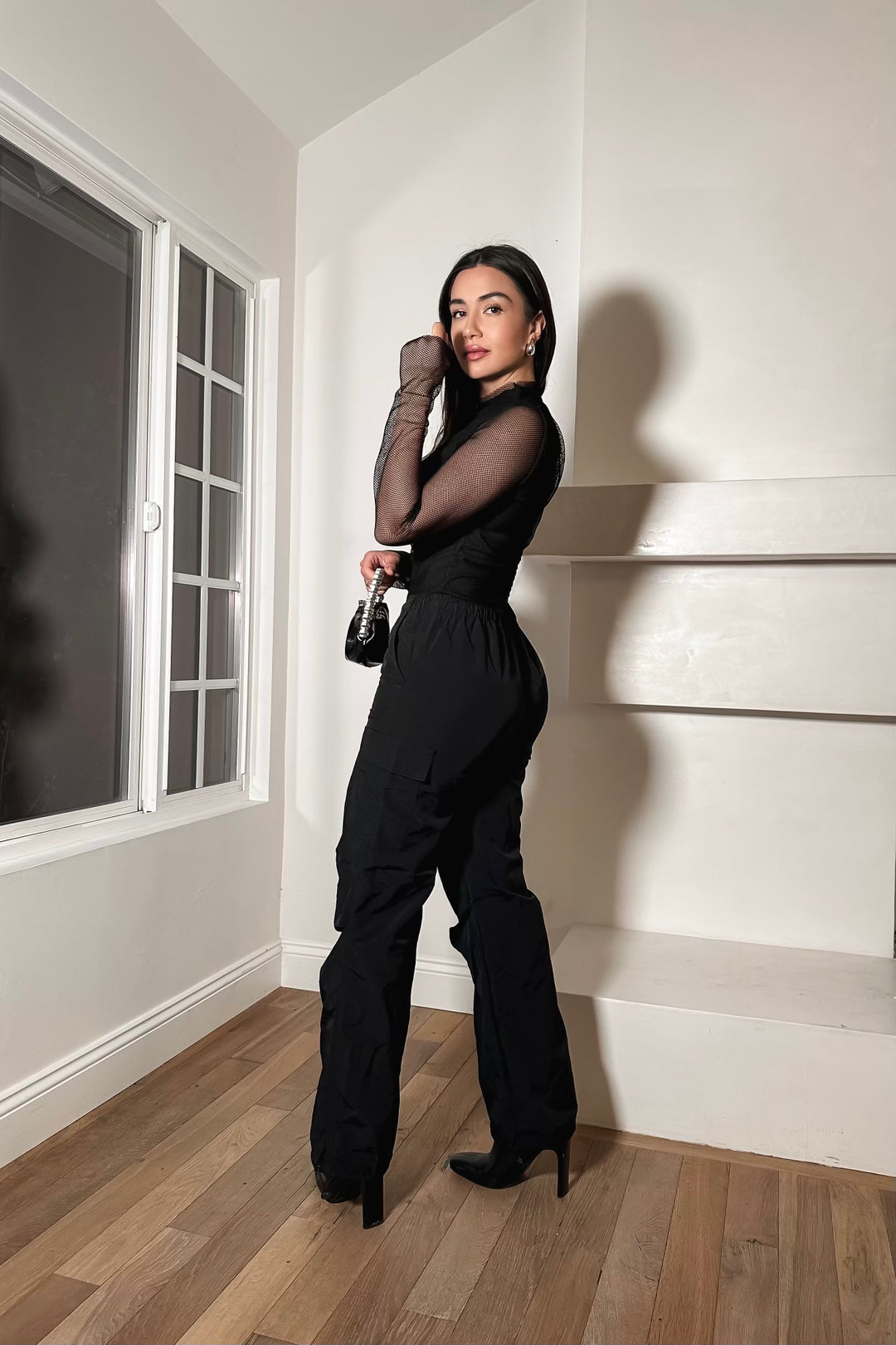 Evelyn Cargo Pants - Black
