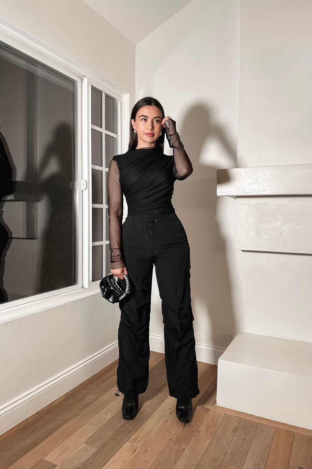 Evelyn Cargo Pants - Black