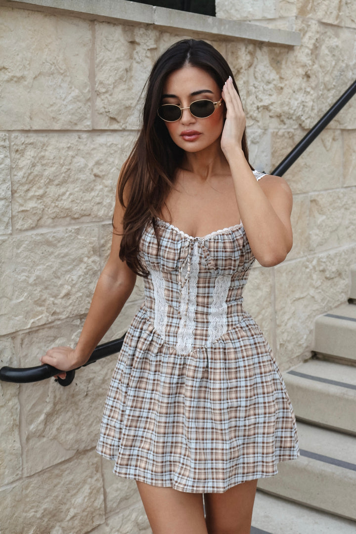 Deborah Lace Trim Dress