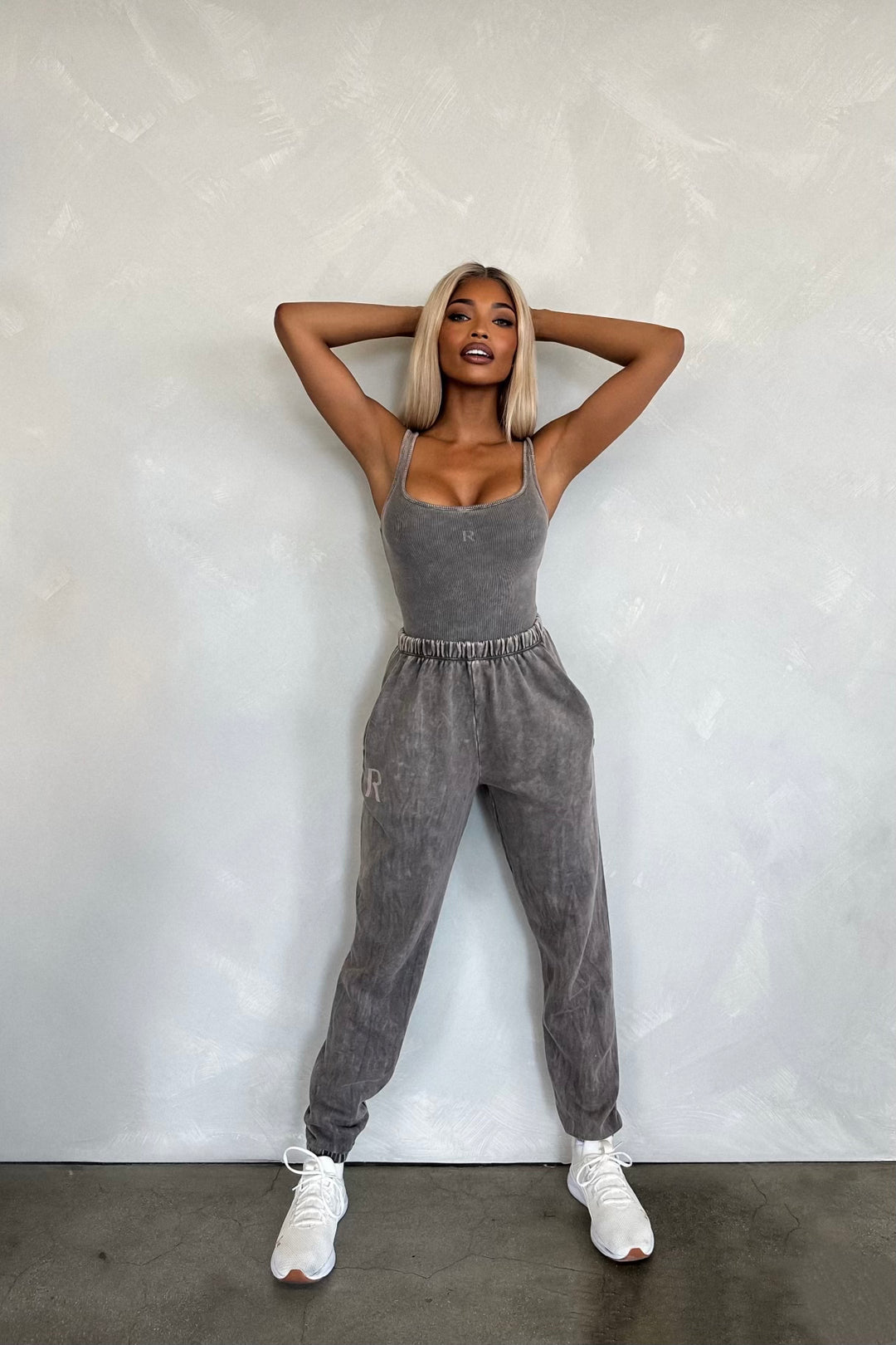 RESERVED Bodysuit Sweat Set - Grey