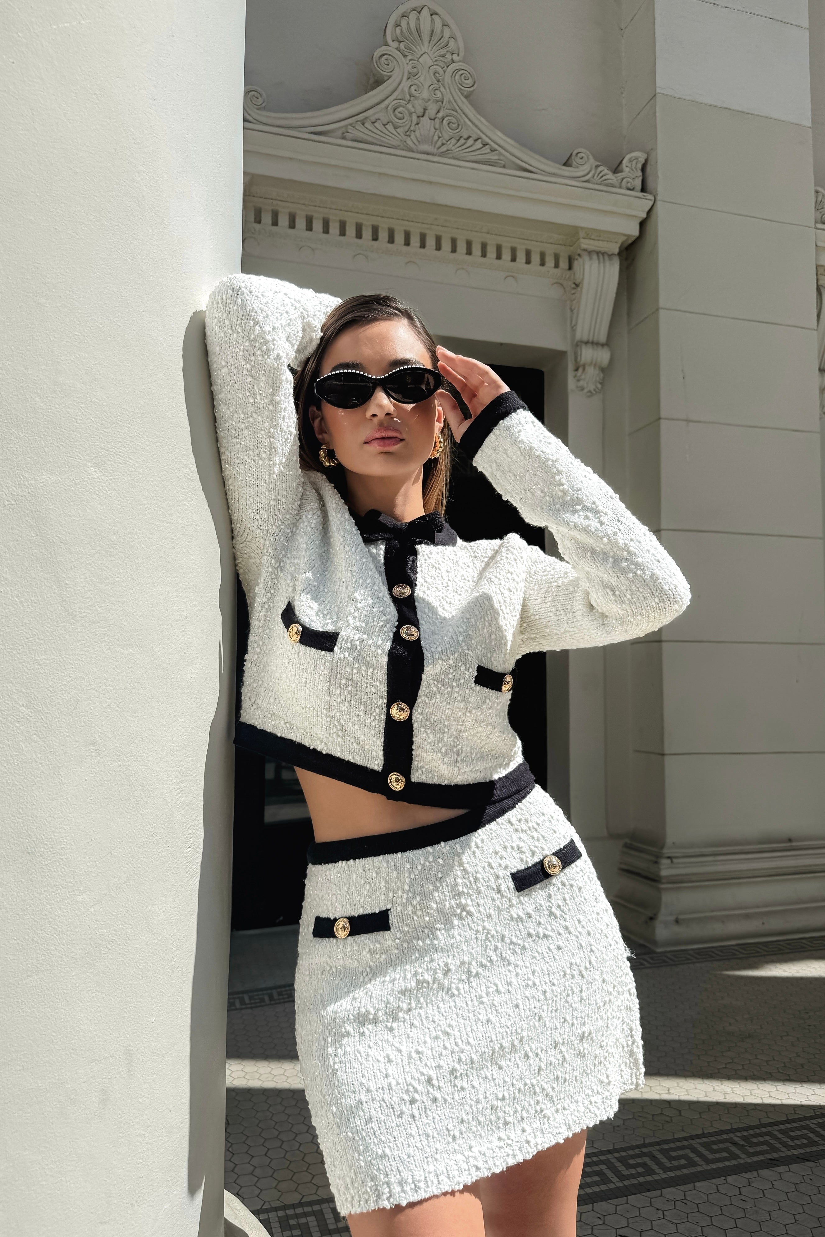 Coco 2-Piece Tweed Skirt Set – Zie Boutique