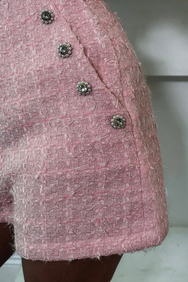 Jaylena Tweed Shorts