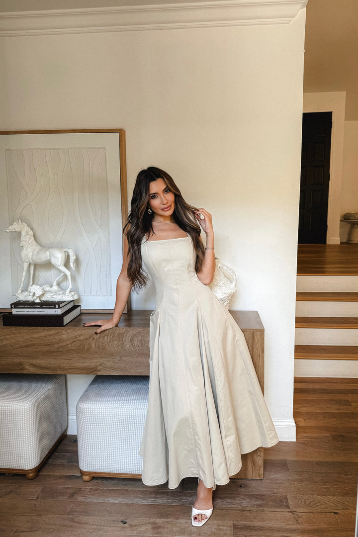 Valerie Denim Maxi Dress