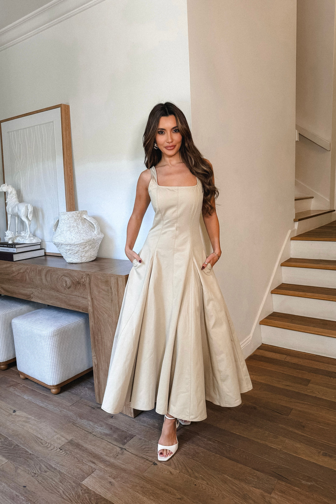 Valerie Denim Maxi Dress