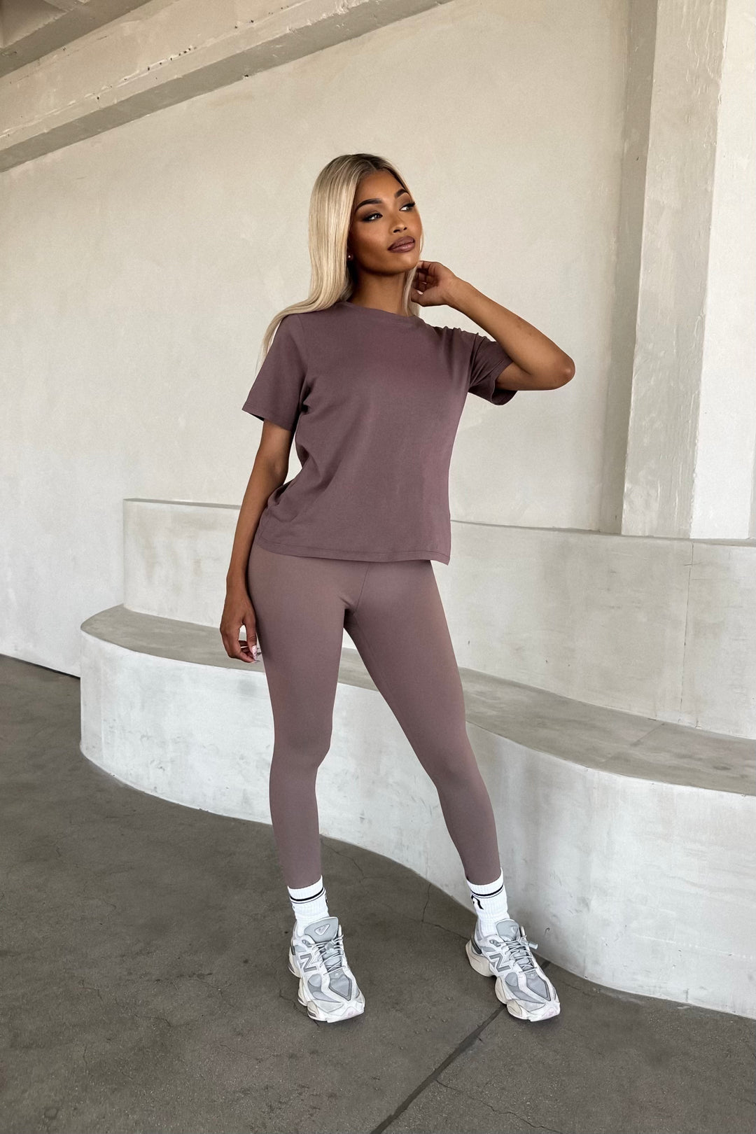 RESERVED Seamless Leggings - Mauve