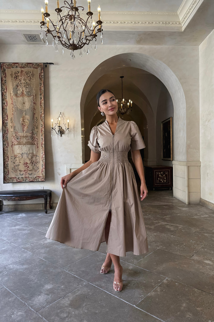 Johnny Zipper Maxi Dress