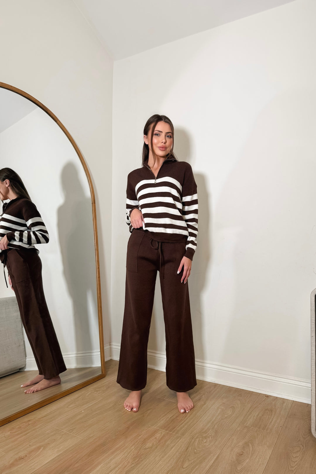 Sienna Stripe 2-Piece Knit Set