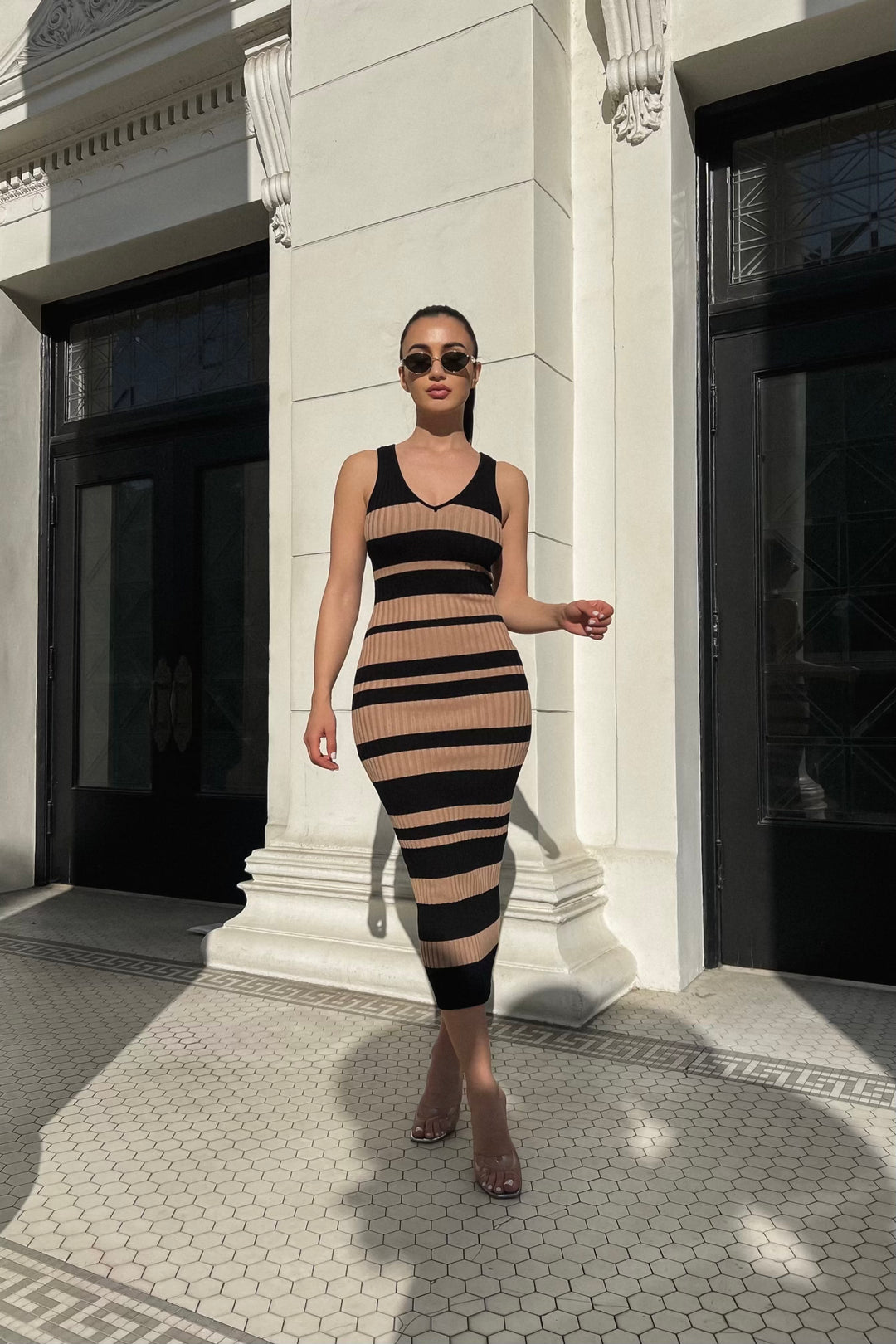 Leyla Ribbed Maxi Dress