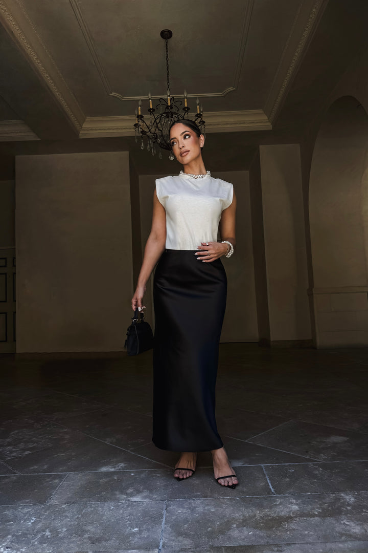 Elsea Satin T-Shirt Dress