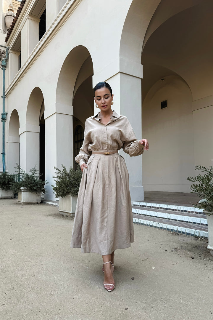 Pauline Button Up Maxi Dress
