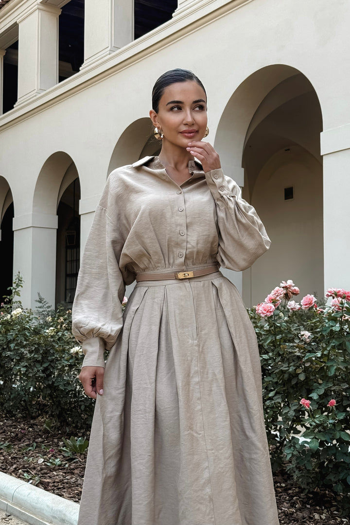 Pauline Button Up Maxi Dress