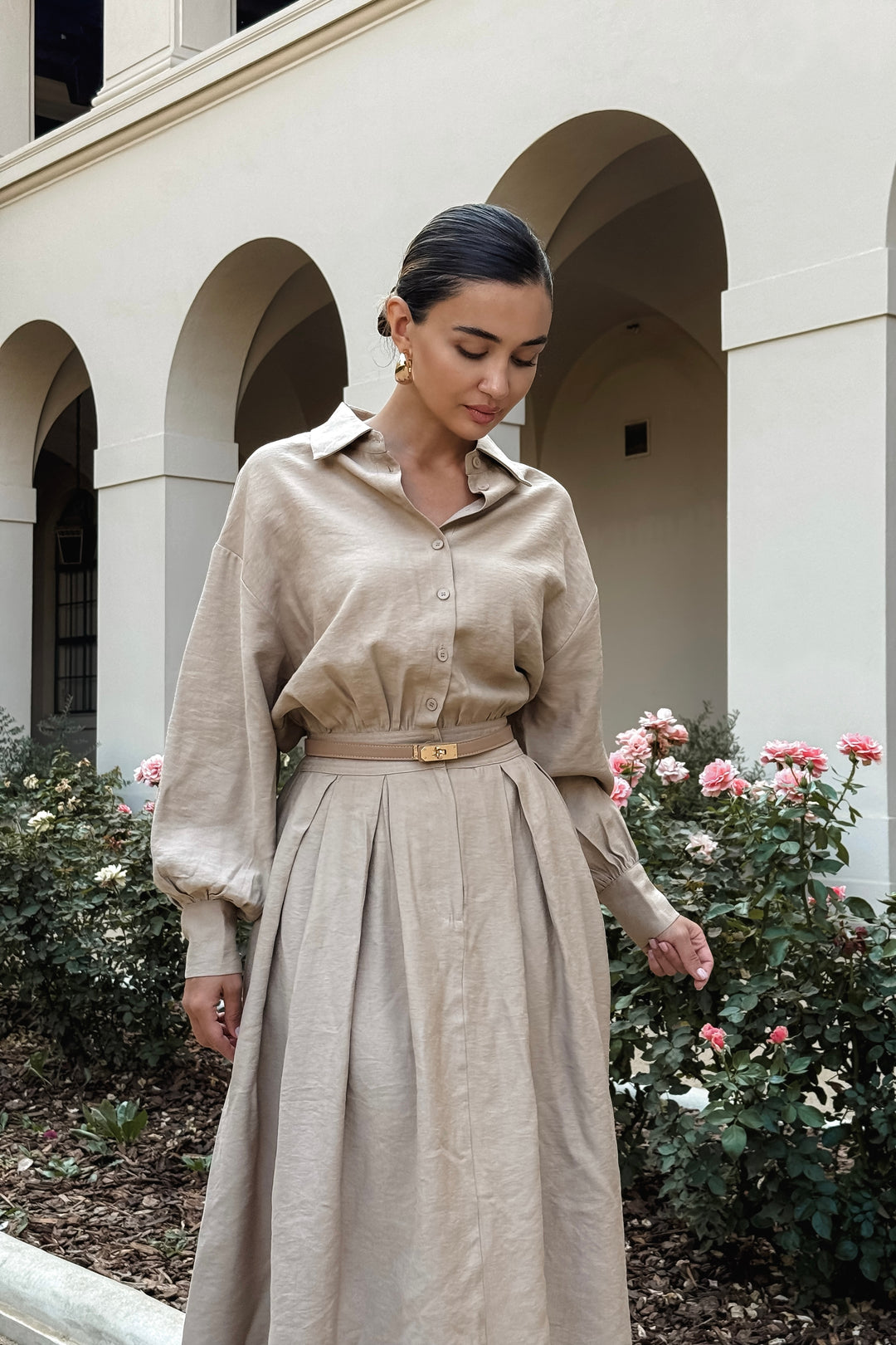 Pauline Button Up Maxi Dress