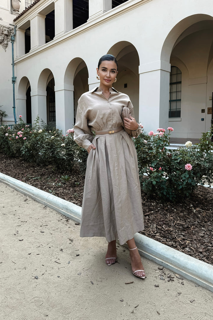 Pauline Button Up Maxi Dress