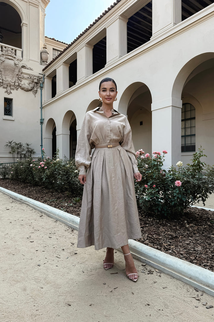 Pauline Button Up Maxi Dress