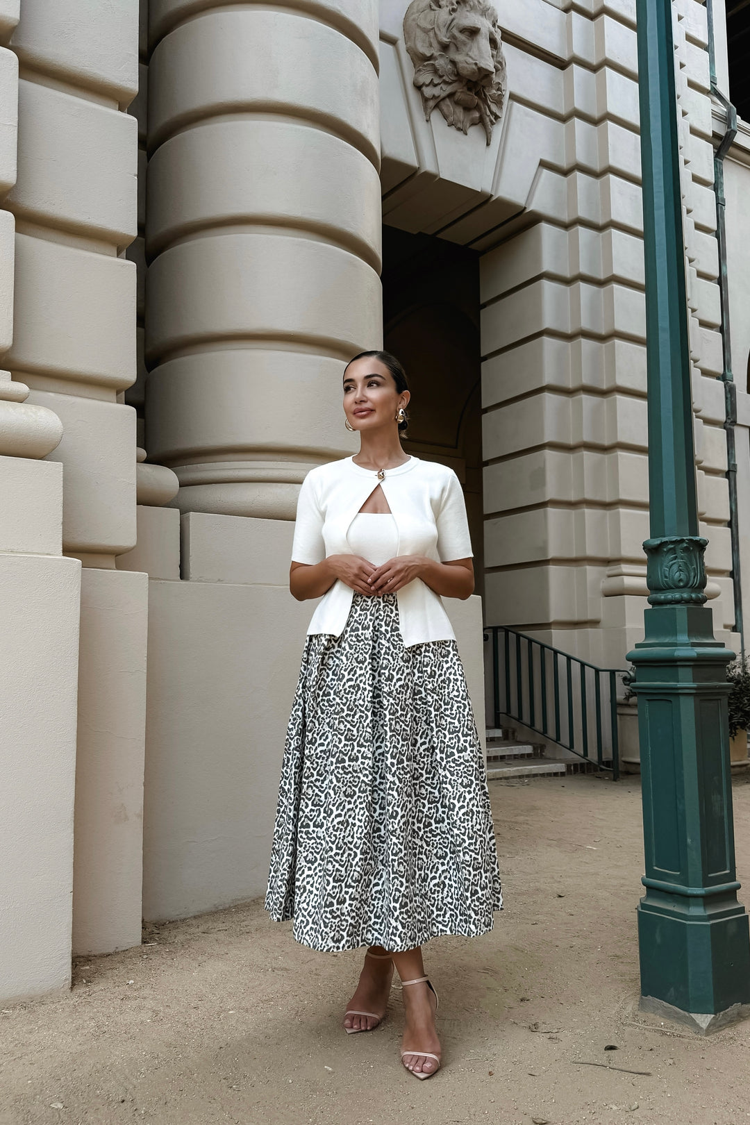 Adrianna 2-Piece Knit Top - Ivory