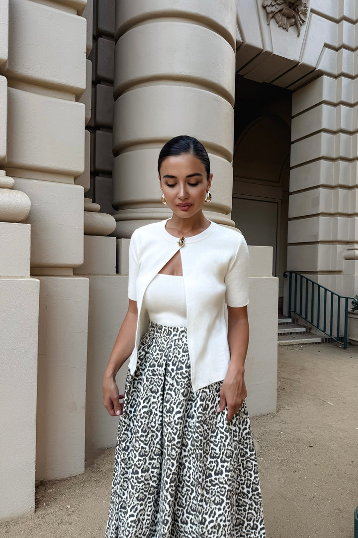 Adrianna 2-Piece Knit Top - Ivory