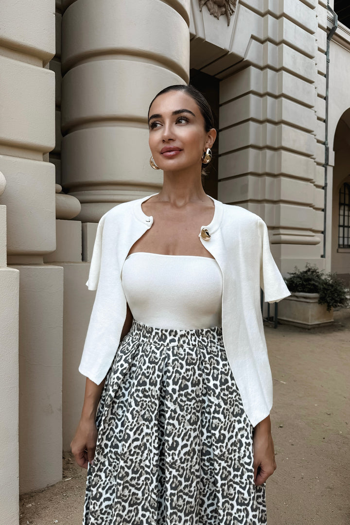 Adrianna 2-Piece Knit Top - Ivory