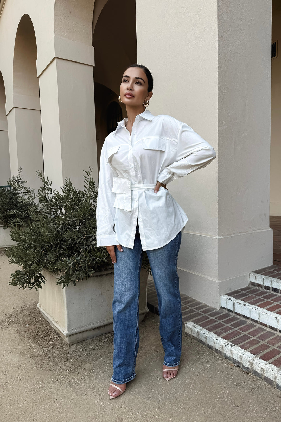 Cynthia Button Up