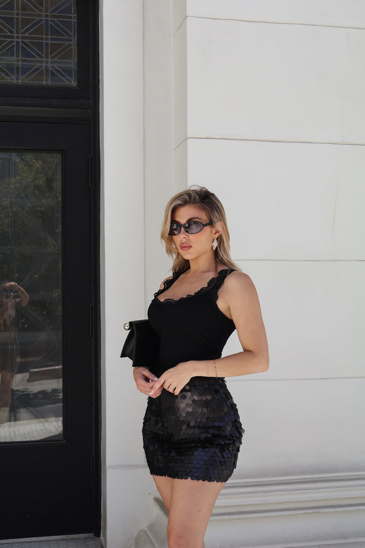Shelly Mini Skirt - Black