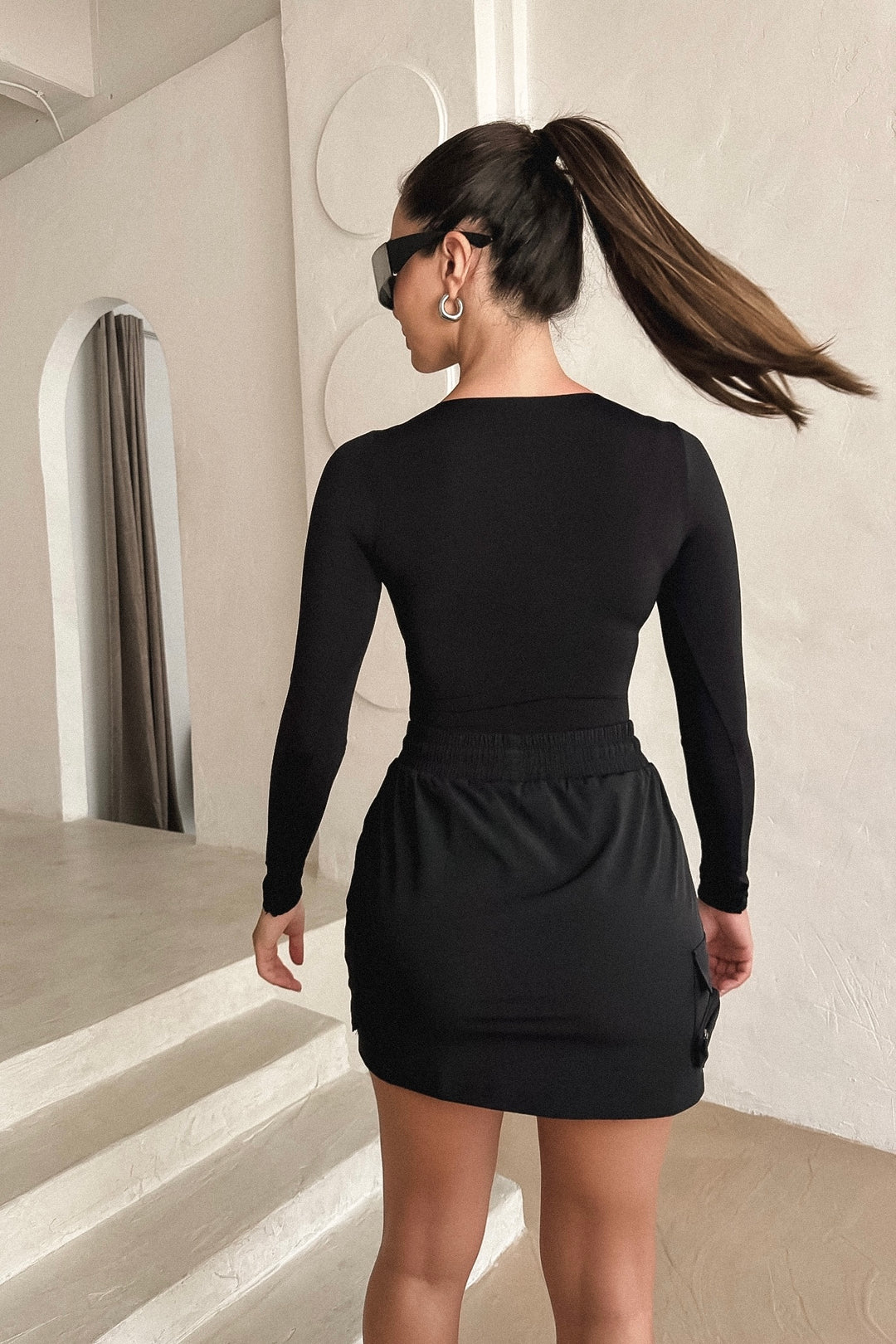 RESERVED Cargo Skirt - Onyx
