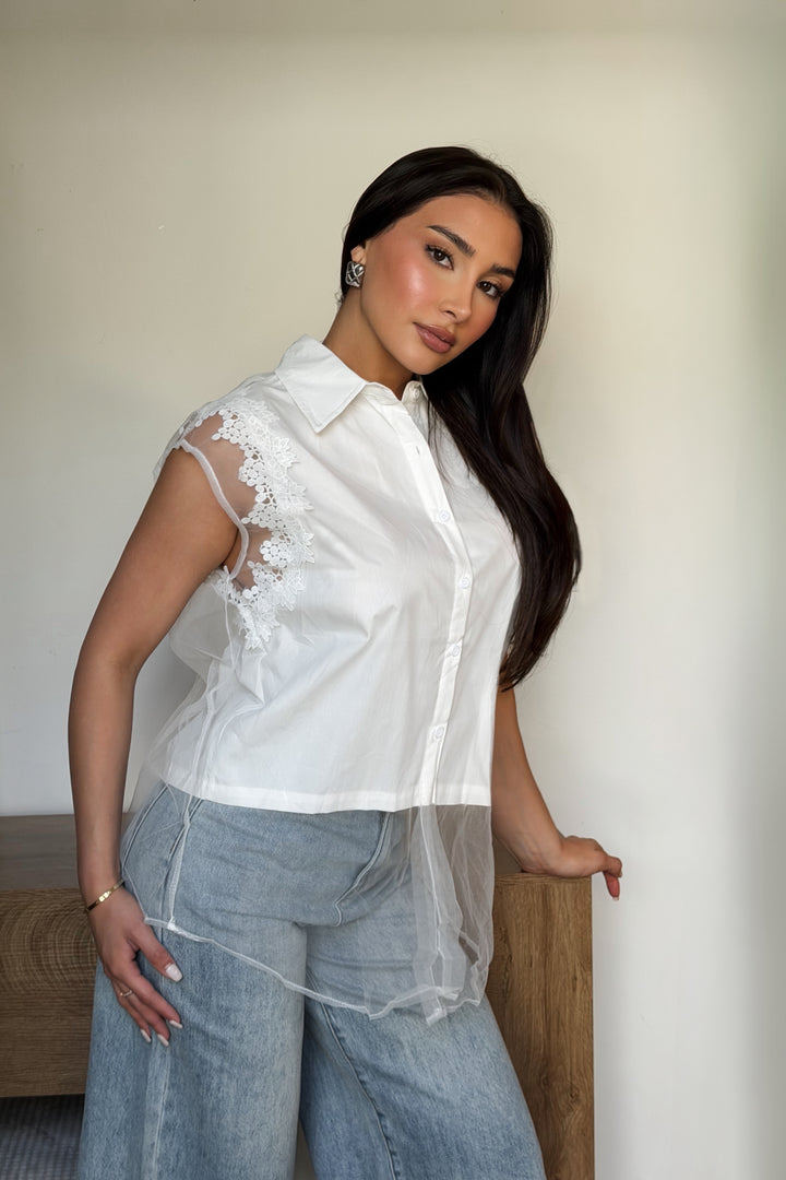 Luna Tulle Shirt