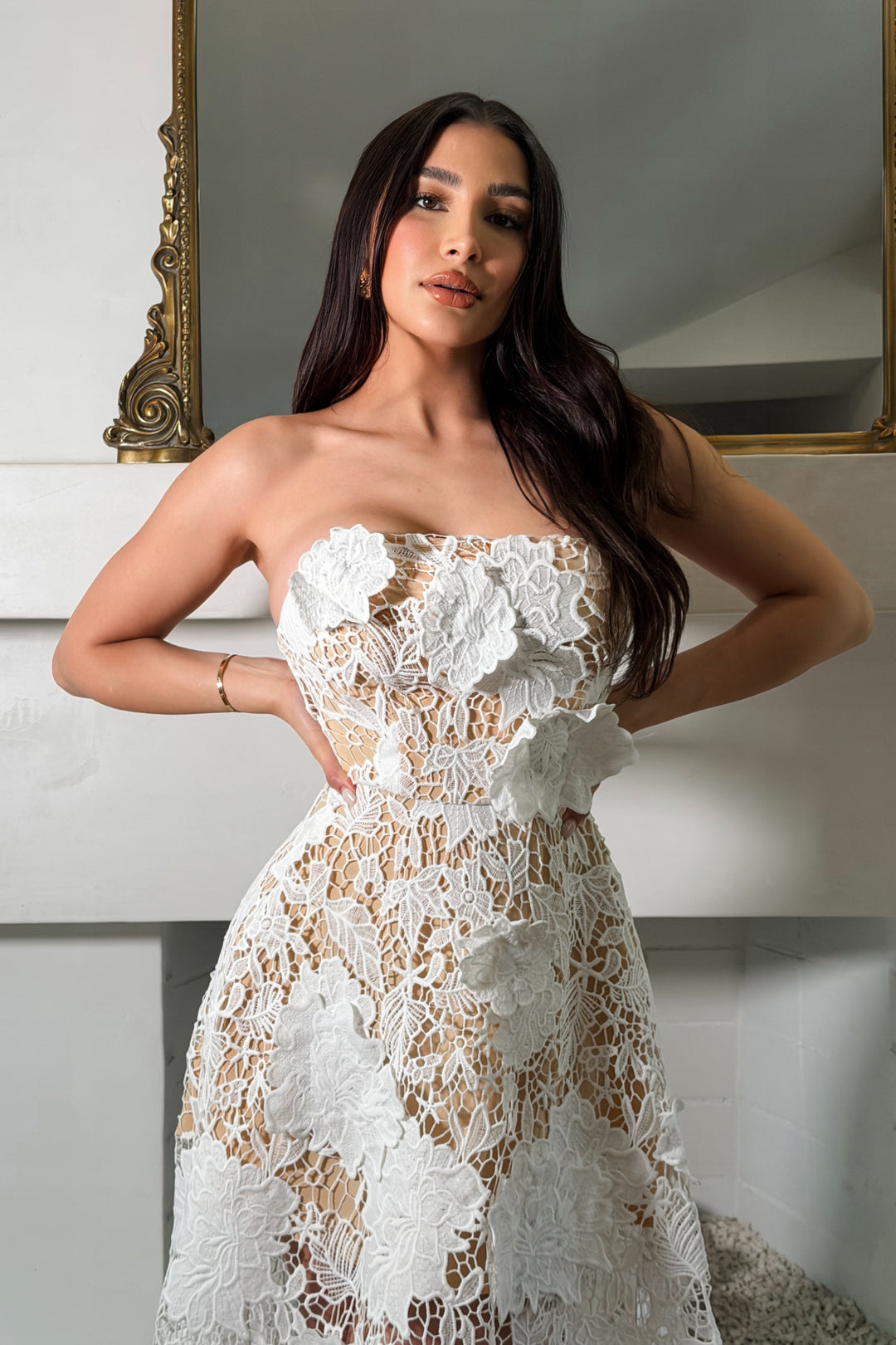 Olivia Crochet Dress S