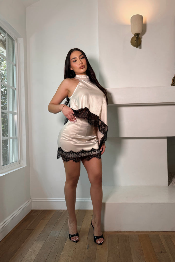 Romana Lace Satin Set