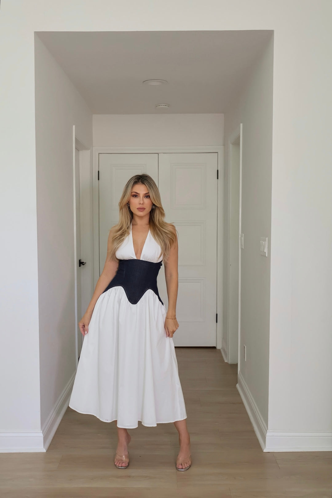 Sheila Denim Corset Dress