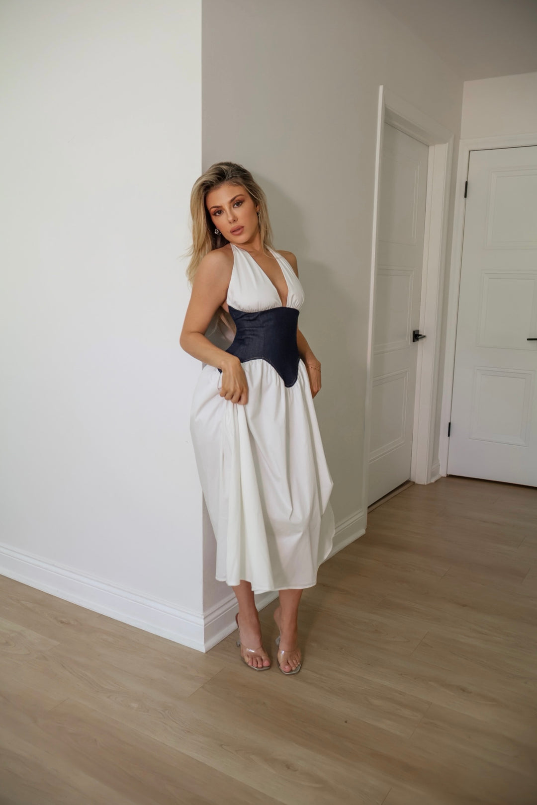 Sheila Denim Corset Dress