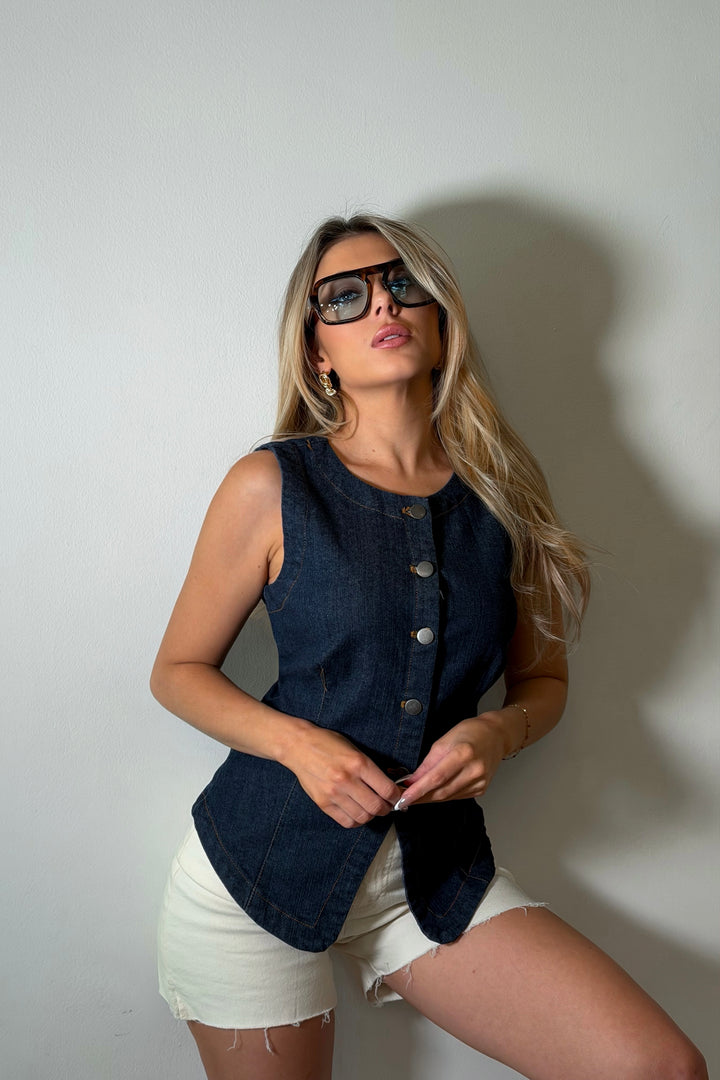 Andy Denim Vest