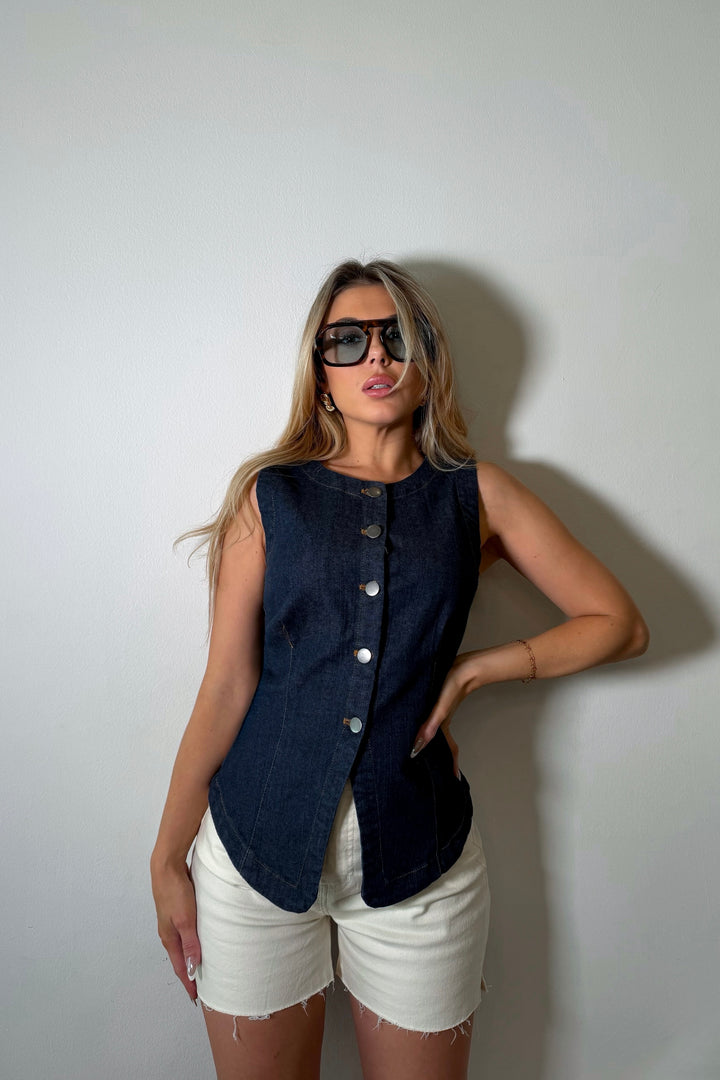 Andy Denim Vest