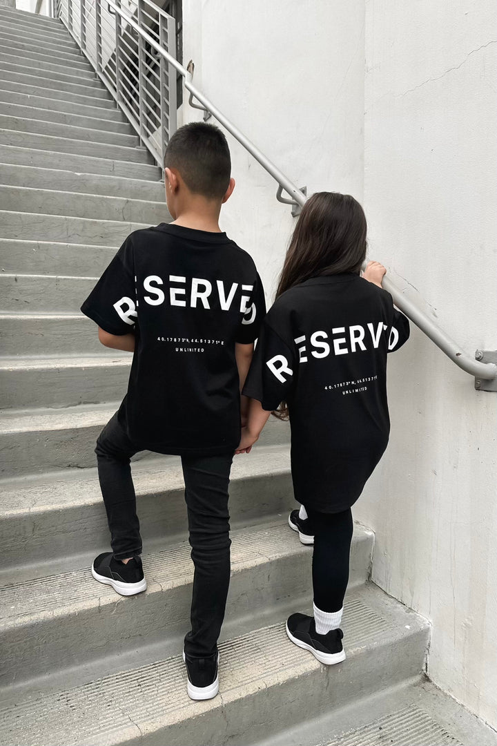 RESERVED Unisex City T-Shirt Kids - Black