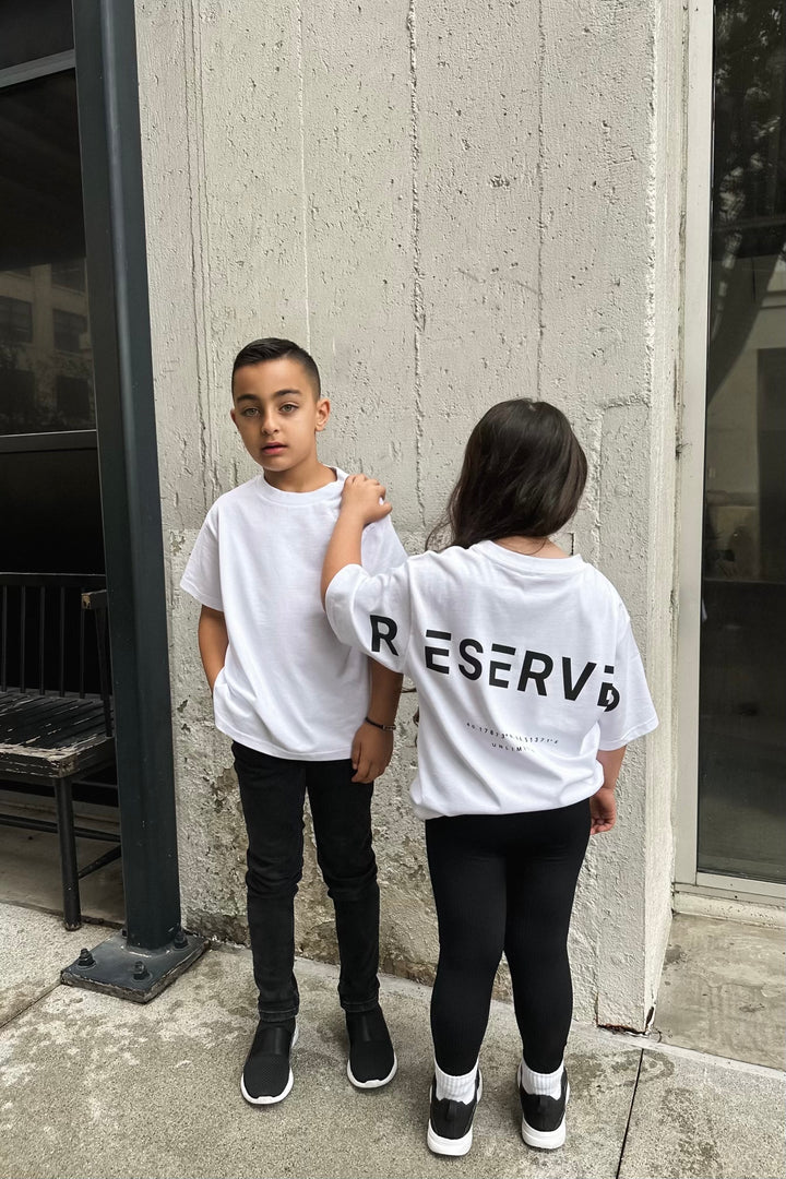 RESERVED Unisex City T-Shirt Kids - White