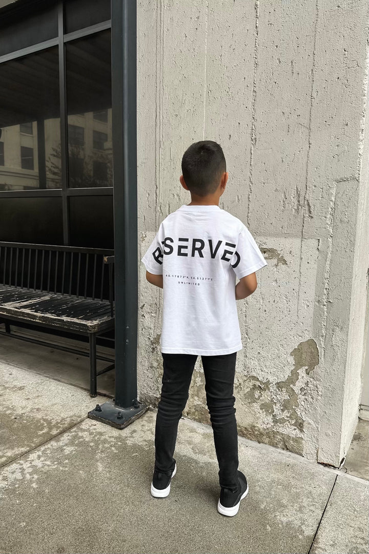 RESERVED Unisex City T-Shirt Kids - White