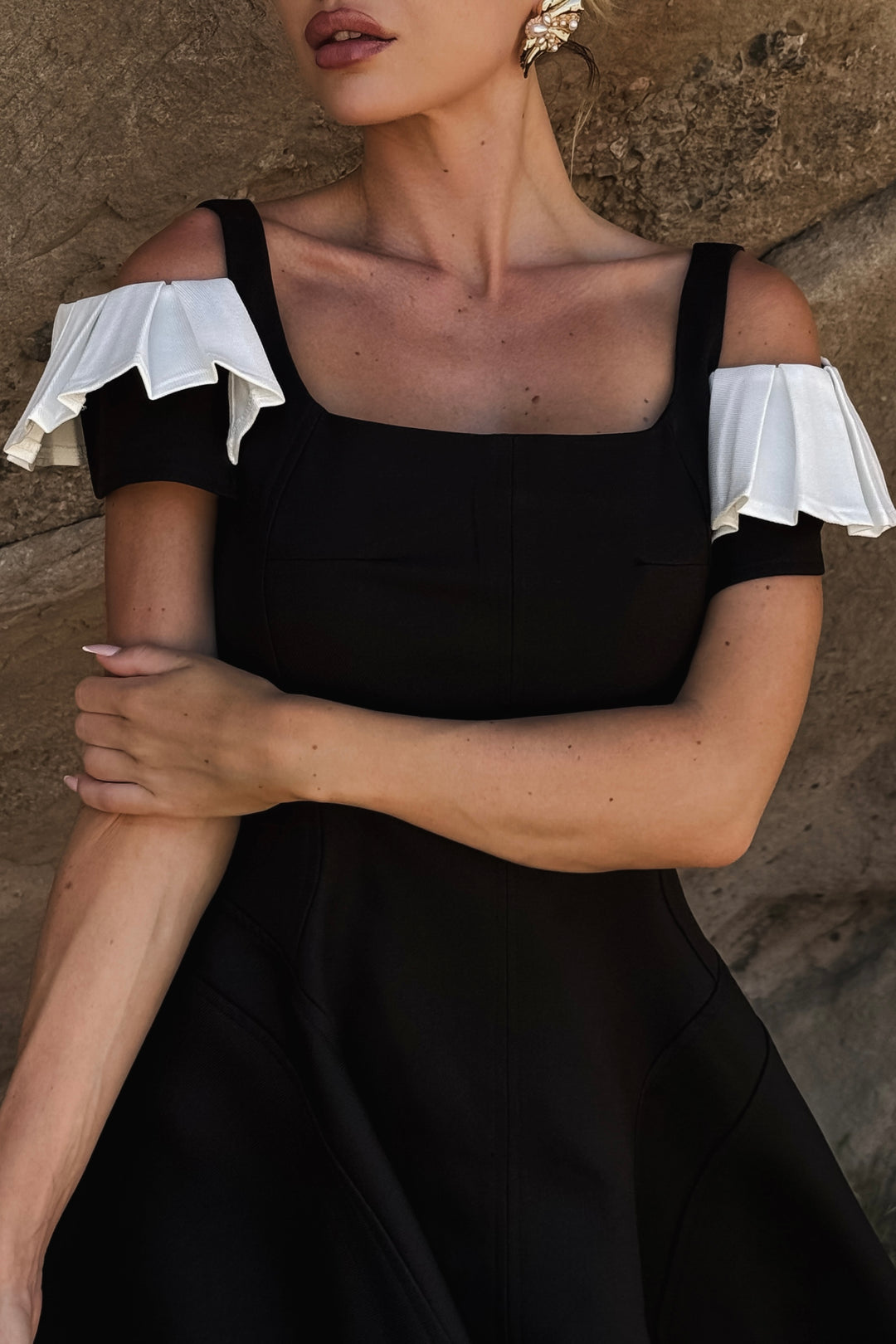 Trina Pleated Dress