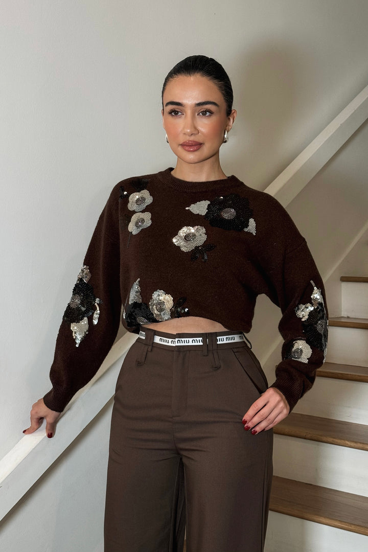 Nancy Sequin Sweater