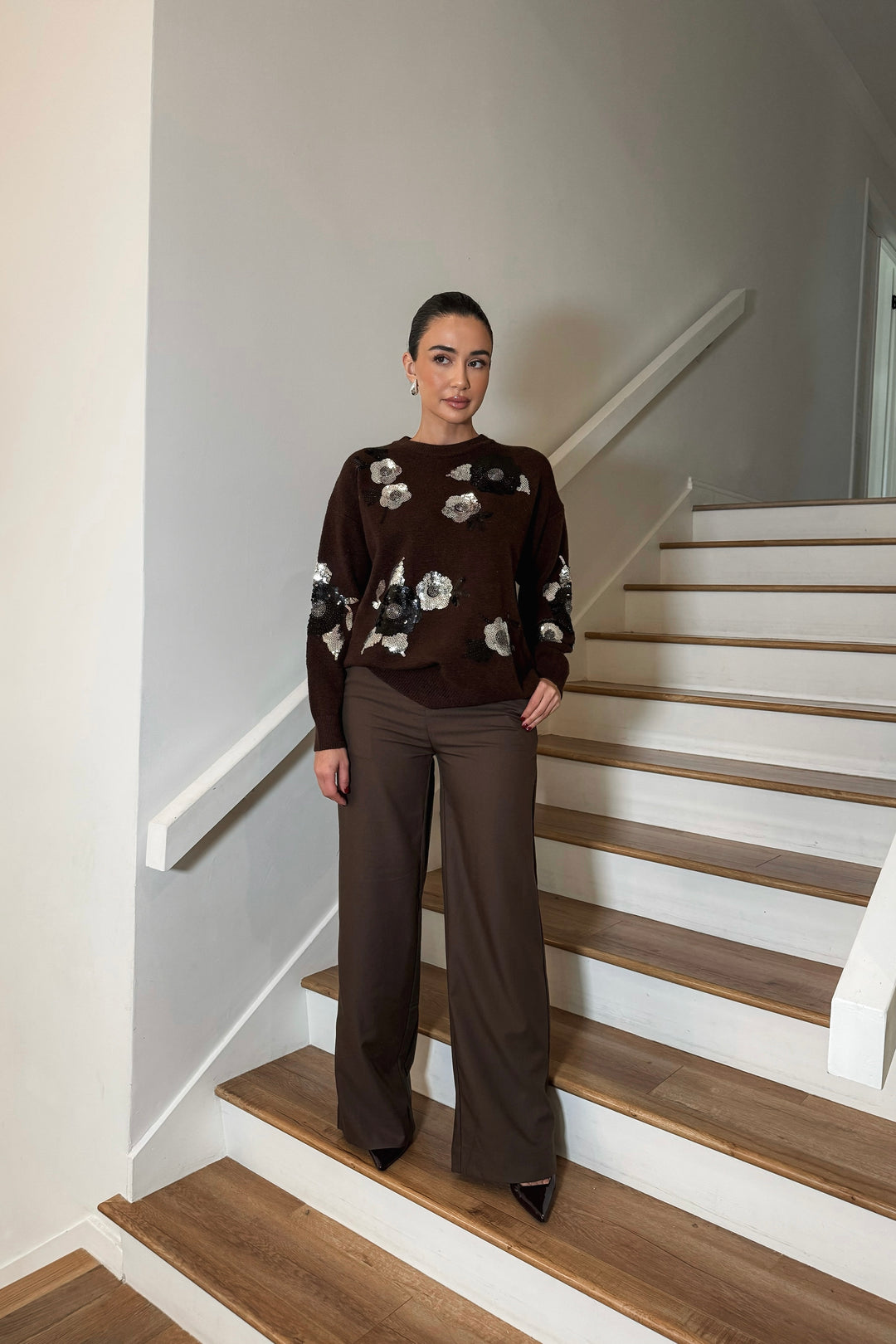 Nancy Sequin Sweater