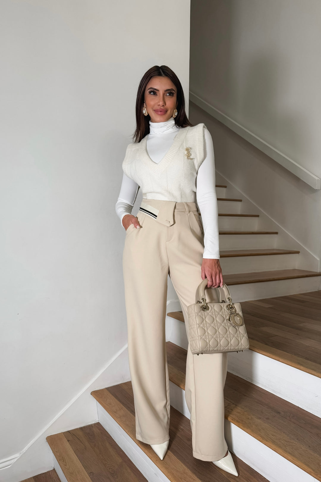 Charlotte Trousers - Ivory