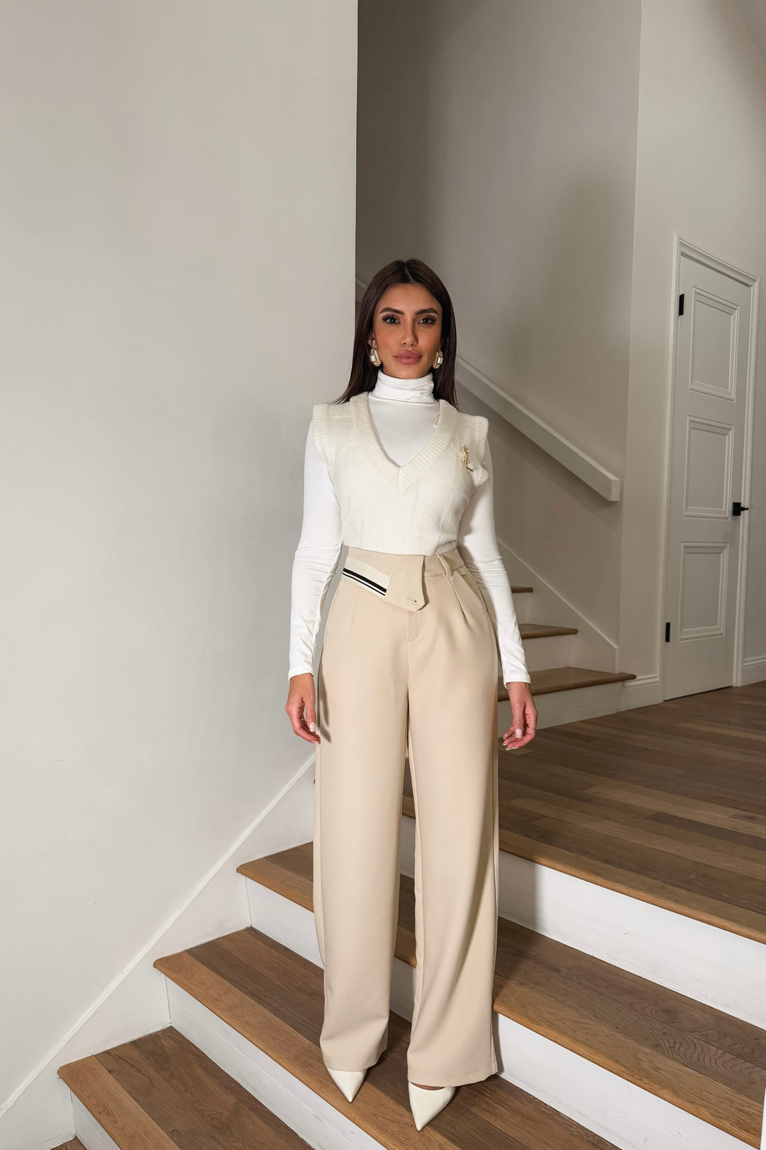 Charlotte Trousers - Ivory