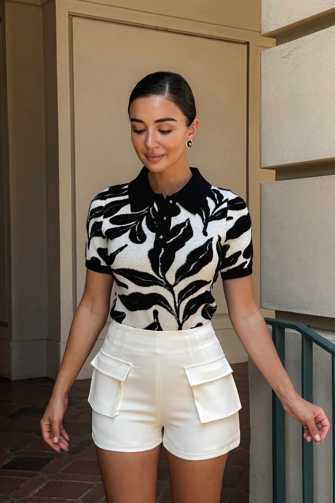 Rumely Knit Floral Top
