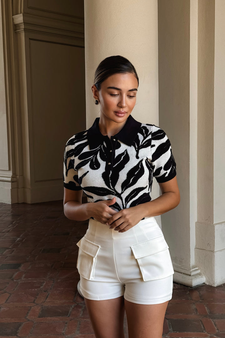 Rumely Knit Floral Top