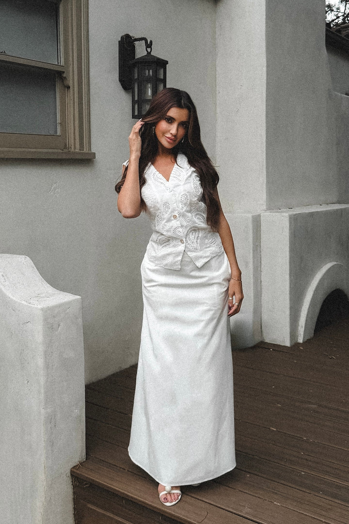 Rima Linen Maxi Skirt
