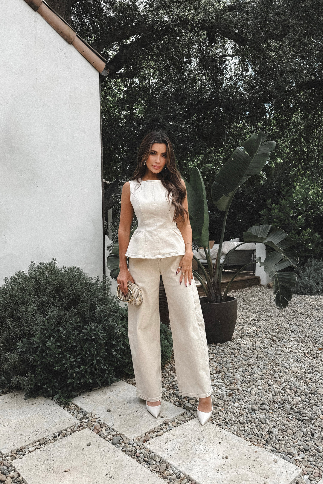Paris Denim 2-Piece Pants Set