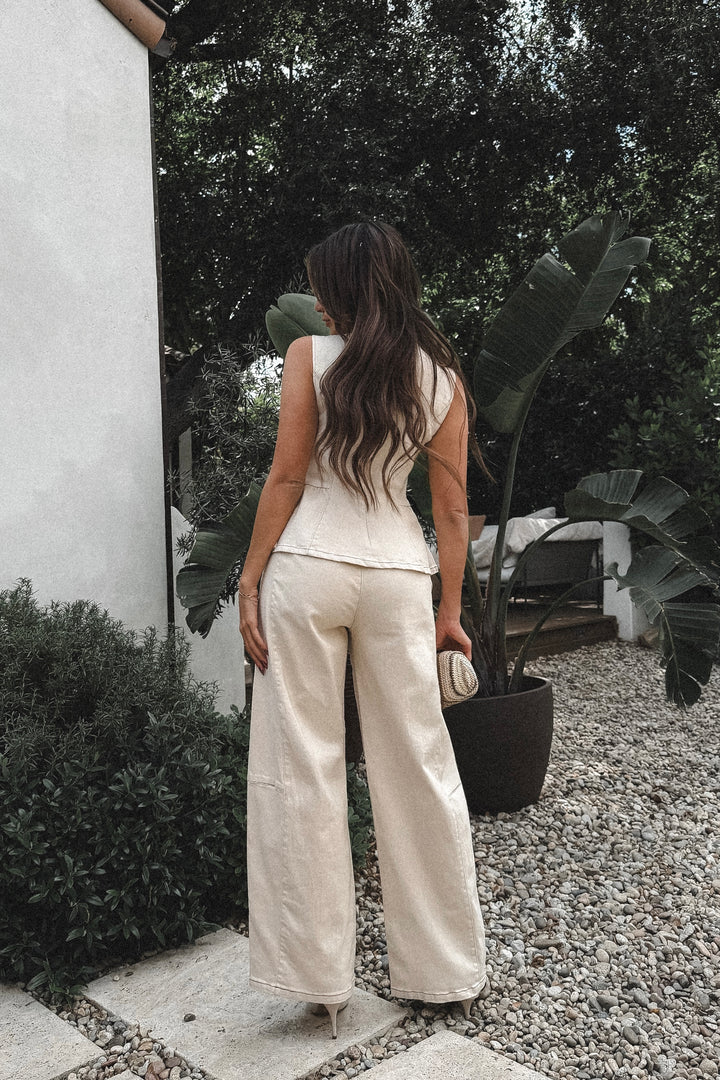 Paris Denim 2-Piece Pants Set