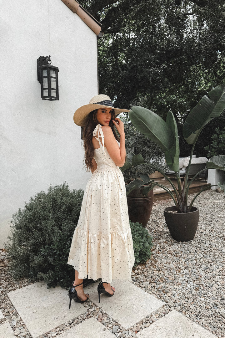 Maria Polkadot Maxi Dress