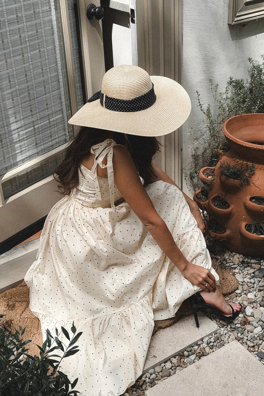 Maria Polkadot Maxi Dress