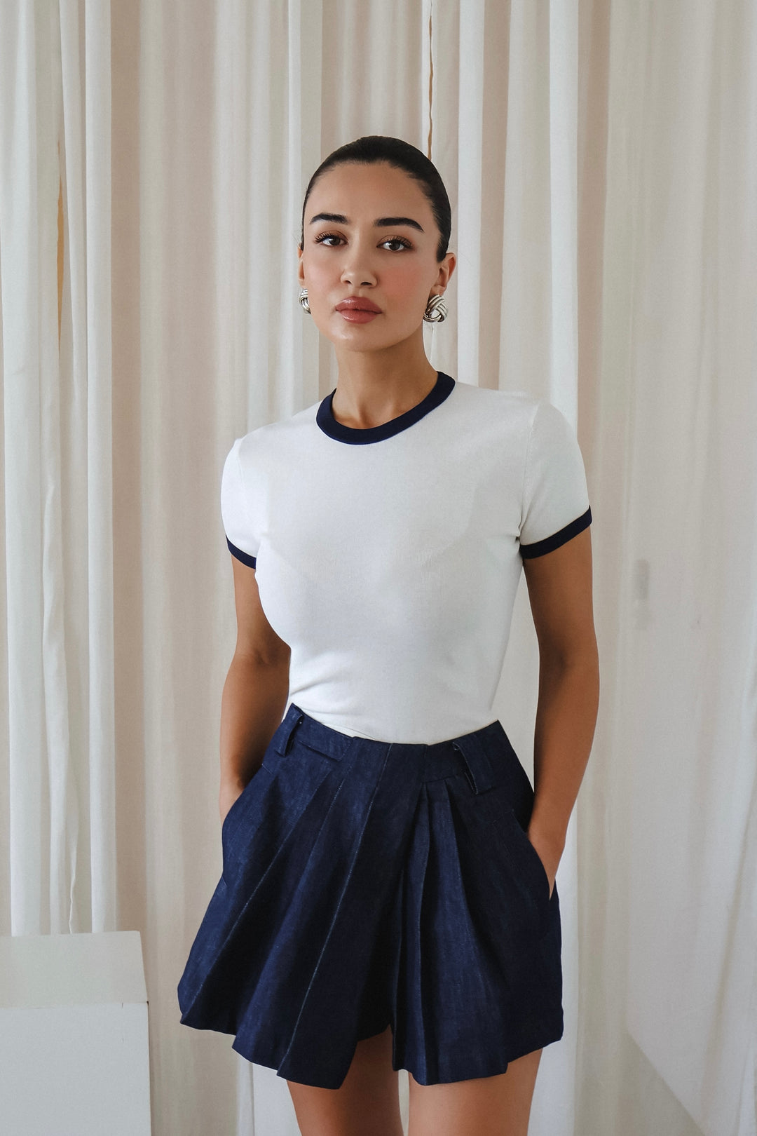 Valerie Denim Skort