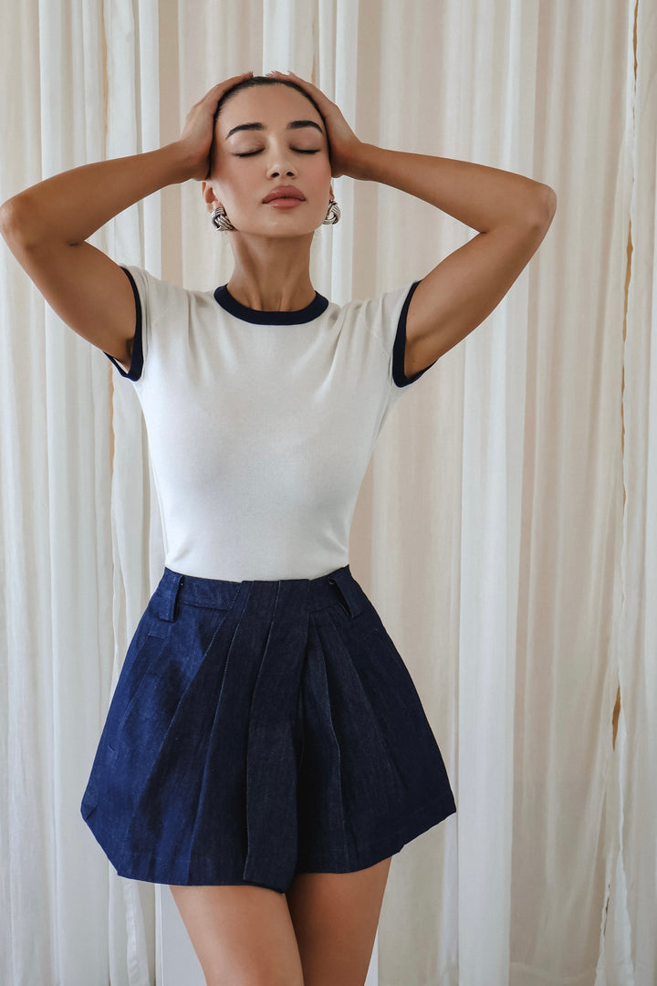 Valerie Denim Skort