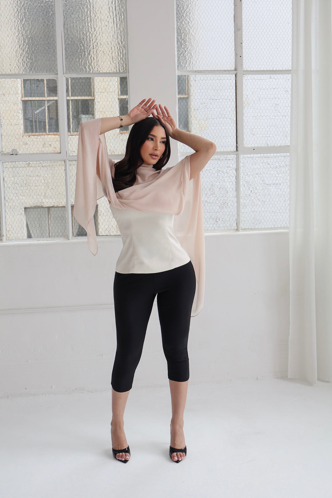 Peon Cape Satin Corset